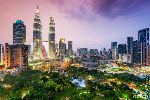 Bild på Kuala Lumpur Skyline